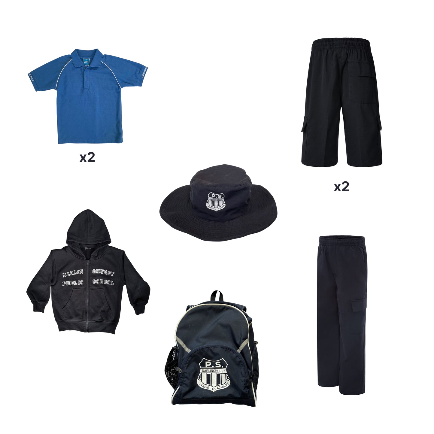 Kindy Boys Starter Pack (size 6)