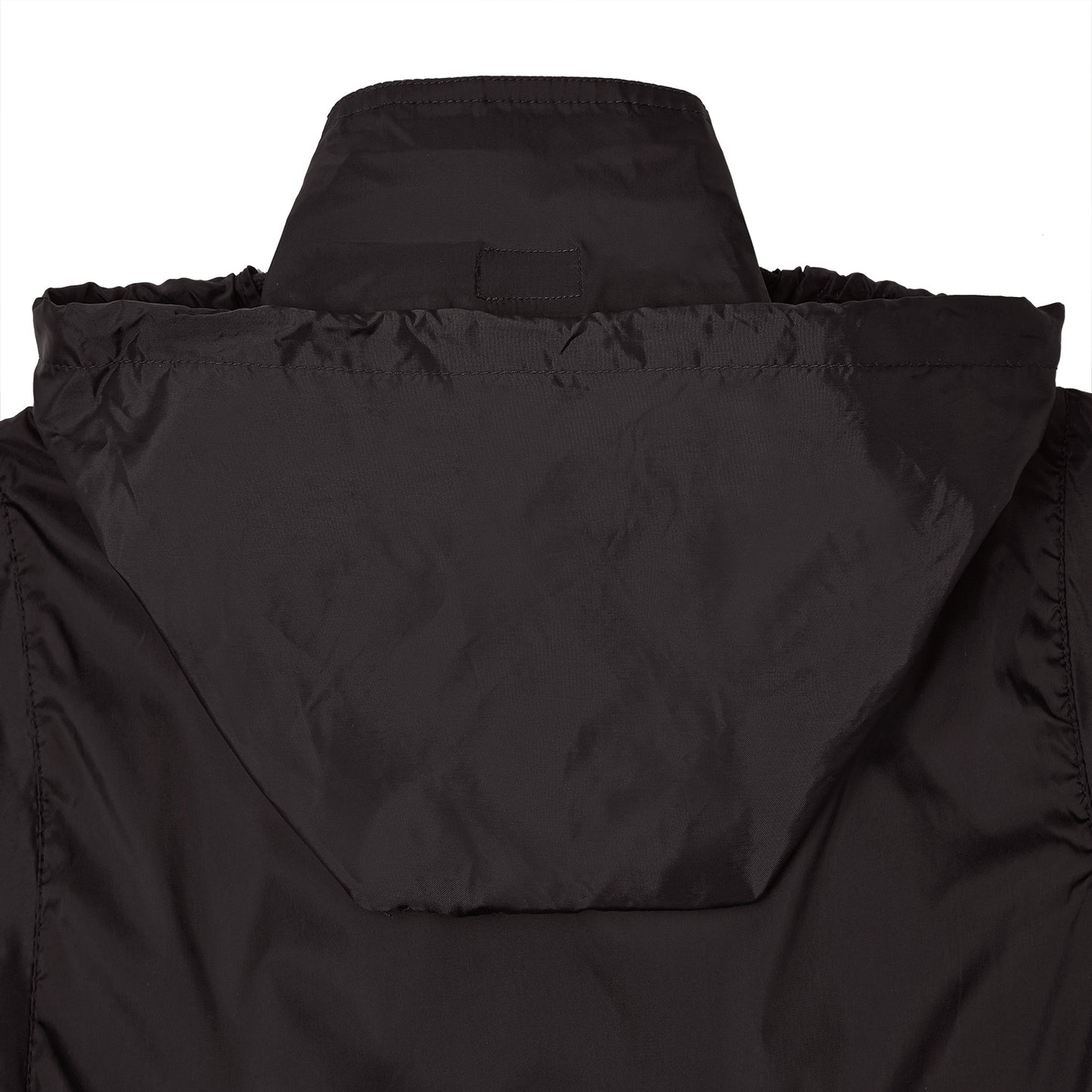 Rain Coatin a Bag with Concealed Hood